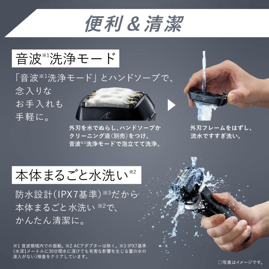 パナソニック ラムダッシュPRO メンズシェーバー 5枚刃 シルバー ES-LV5H-S 5枚刃システム