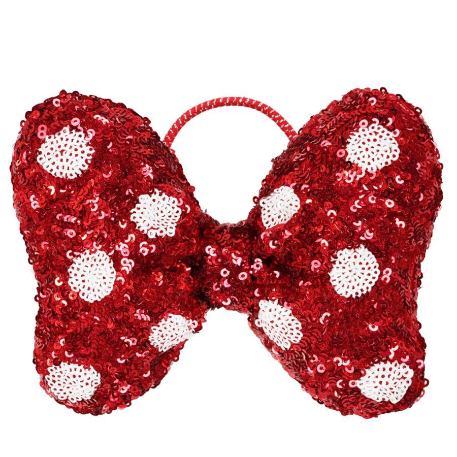 東京ディズニーリゾート限定】 ミニー リボン スパンコール ヘアゴム