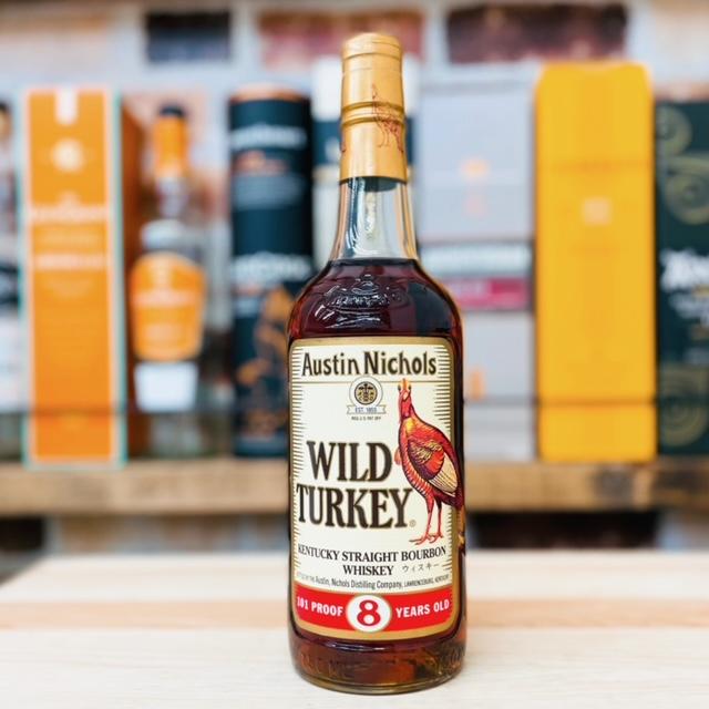 貴重】ワイルドターキー 8年 旧ボトル 750ml 101proof 金