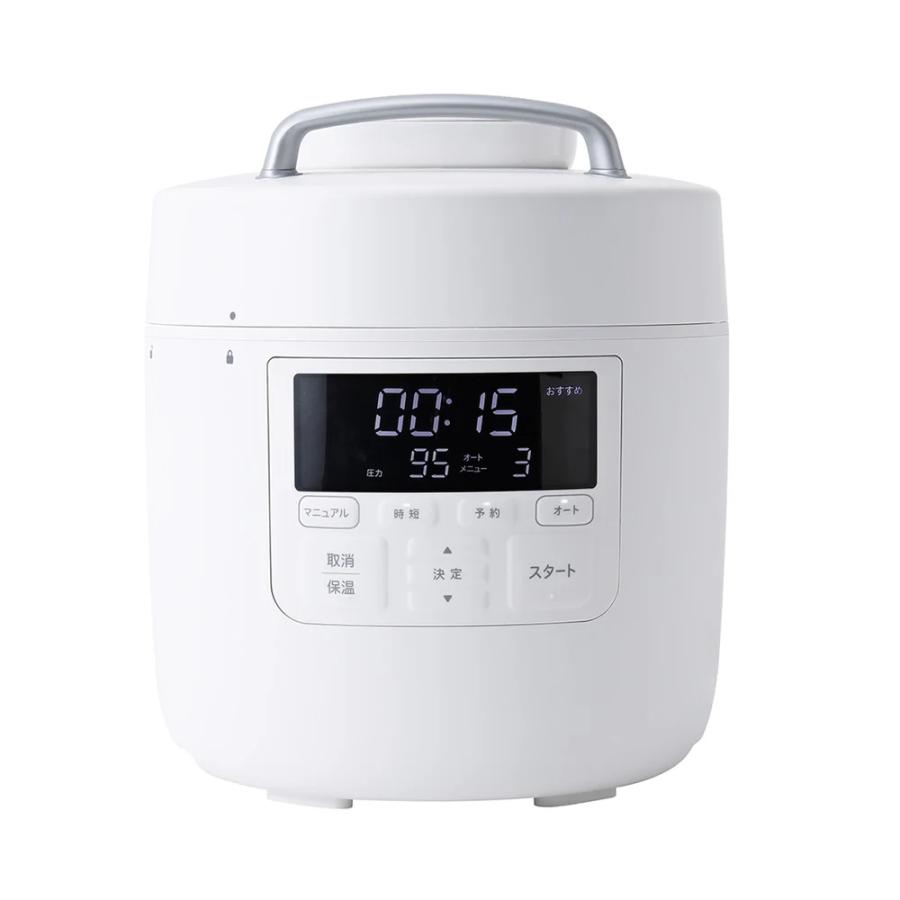 siroca シロカ おうちシェフPRO 電気圧力鍋 ホワイト SP-2DS271 siroca シロカ おうちシェフPRO 電気圧力鍋 ホワイト SP-2DS271