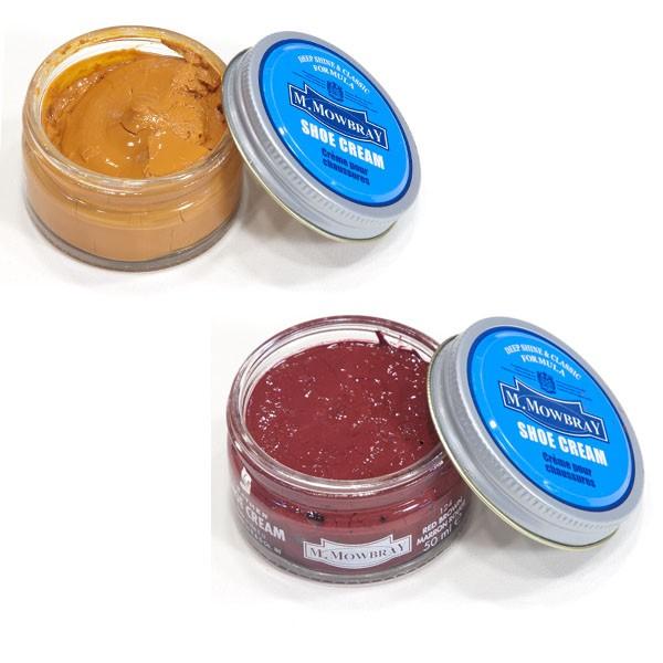 M.MOWBRAY M.モゥブレィ シュークリームジャー 50ml 全8色 皮革 靴磨き