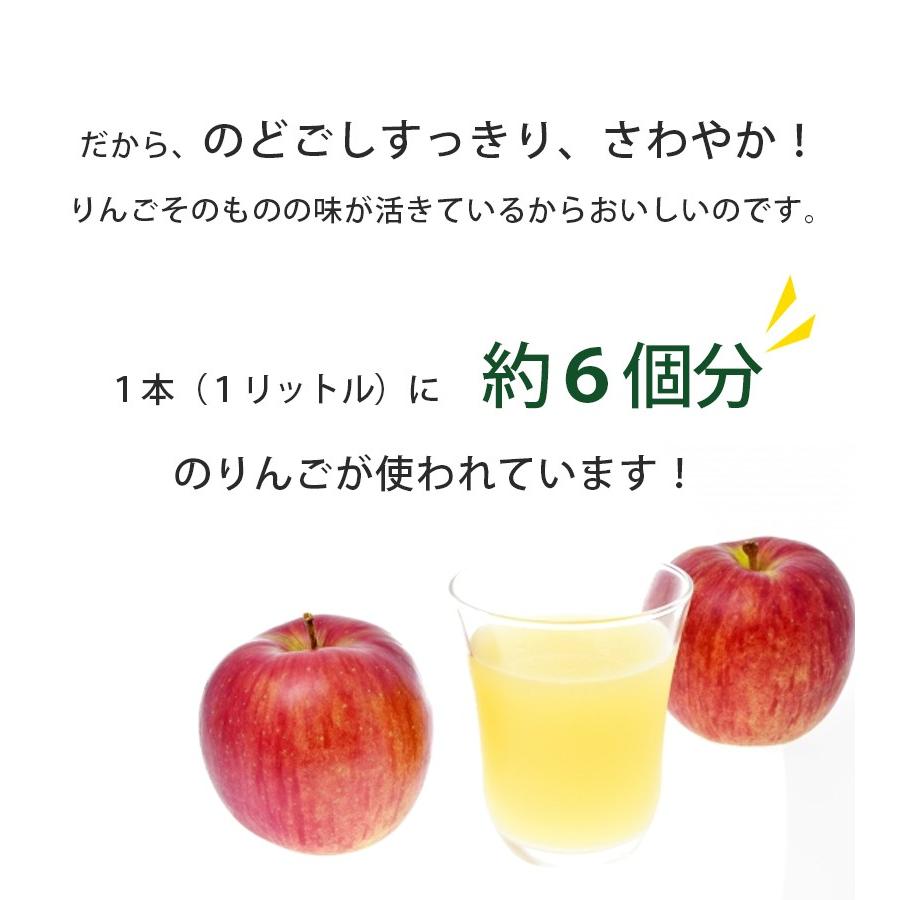 青森県産 青研 葉とらずりんごジュース ストレート100%果汁 1L×12本セット 無添加 国産 紙パック ギフト｜select-mofu-y｜04