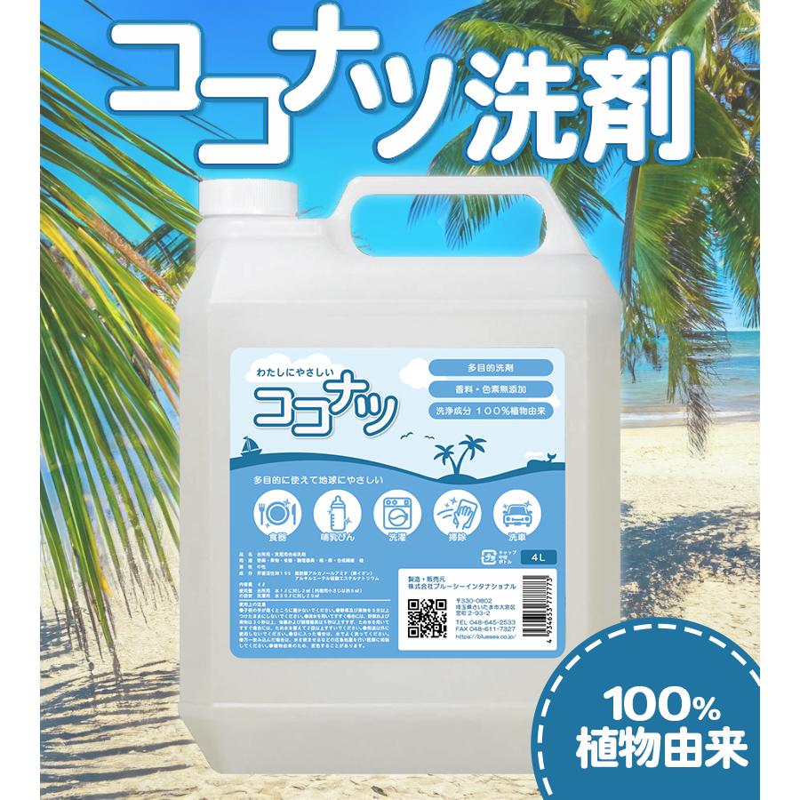 多目的洗剤 ココナツ 18L 肌と環境にやさしい自然派洗剤 Amazon | 多目的洗剤 ココナツ 18L 肌と環境にやさしい自然派