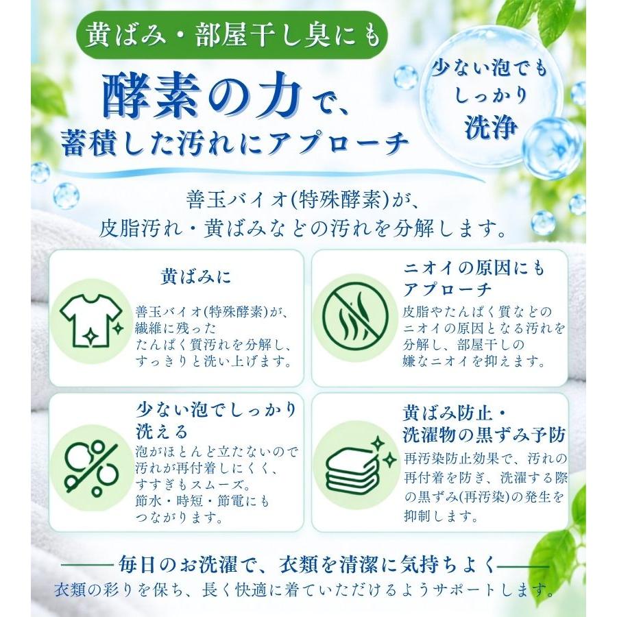 善玉バイオ 浄 JOE 1.3kg×6箱セット エコ洗剤 衣類用 洗濯洗剤 粉末 お