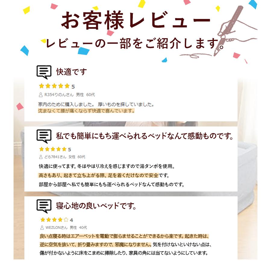 INTEX ツインコンフォート シングルサイズ 電動式 グレー エアーベッド