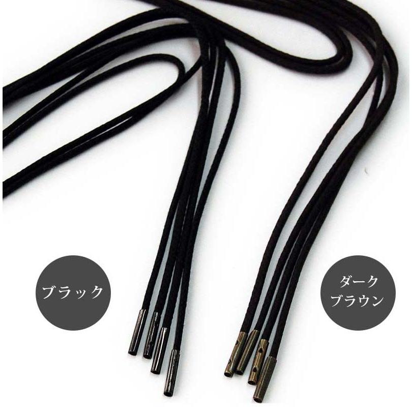 紗乃織靴紐 編紐蝋丸 ろう引き 60cm 1cm 黒 茶 太さ約2mm オーダーシューレース 靴ひも ストラップ 交換 ライフスタイル 生活雑貨のmofu 通販 Paypayモール