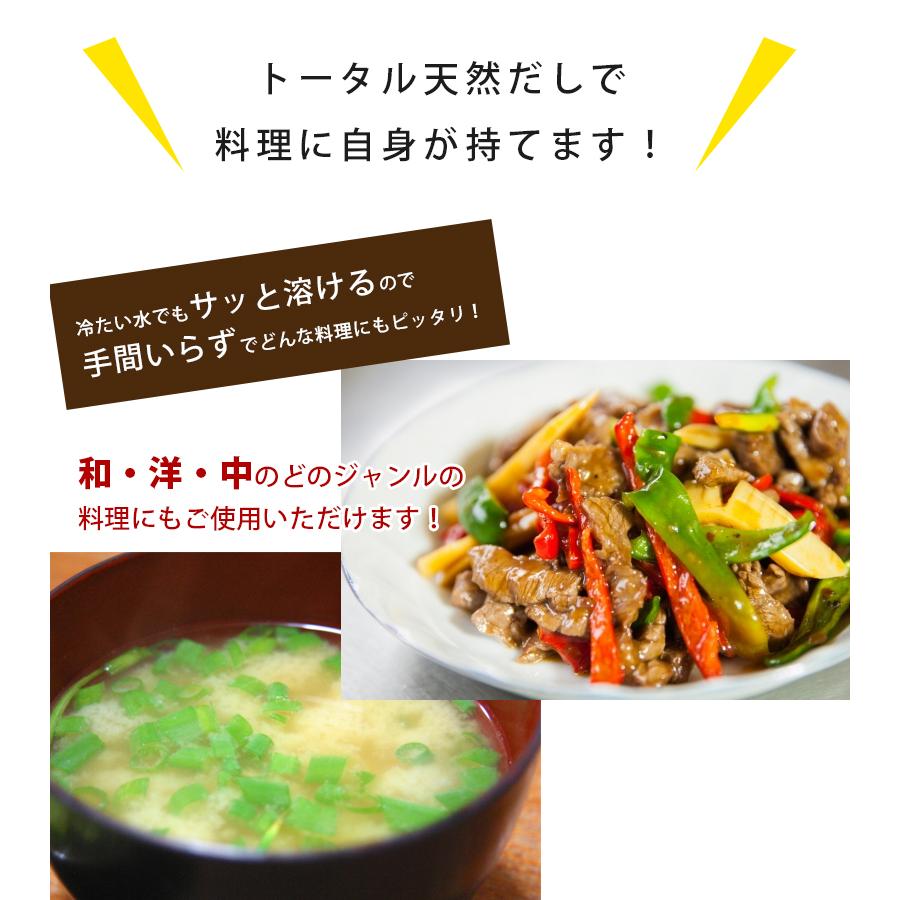 だしの素 トータル天然だし 無添加 国産 500g×6袋セット 食塩不使用