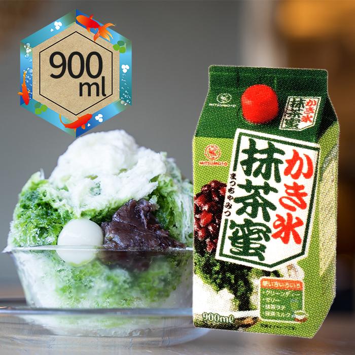 かき氷みつ 抹茶 900ml かき氷シロップ 蜜元研究所 フラッペ