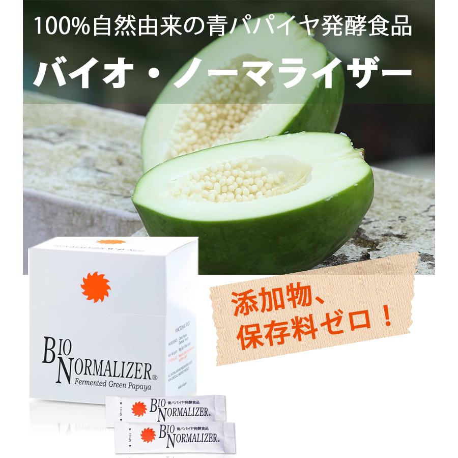 バイオ・ノーマライザー　青パパイヤ酵素　粒子タイプ　30包　2箱　60包 Amazon | 青パパイヤ酵素(バイオノーマライザー) 90g(3g×30包
