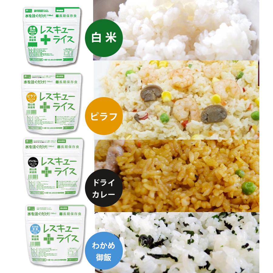 非常食セット アルファ米 7年保存 レスキューライス 4種 12食セット