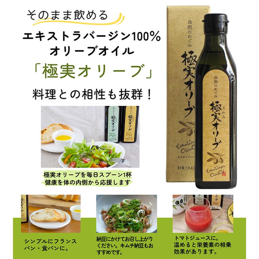 自然のめぐみ 極実オリーブ エキストラバージンオリーブオイル 290ml
