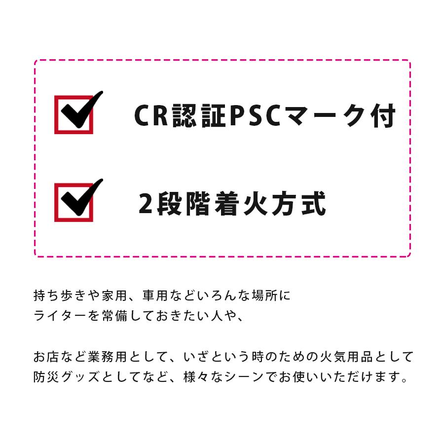 使い捨てライター BAIKAL(バイカル) 50個セット プッシュ式電子ライター 100円ライター 業務用｜select-mofu-y｜03