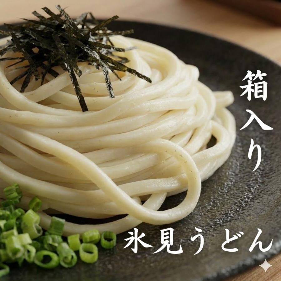 海津屋 氷見うどん 細麺 200g×10個セット 乾麺 ご当地麺 お土産 ギフト