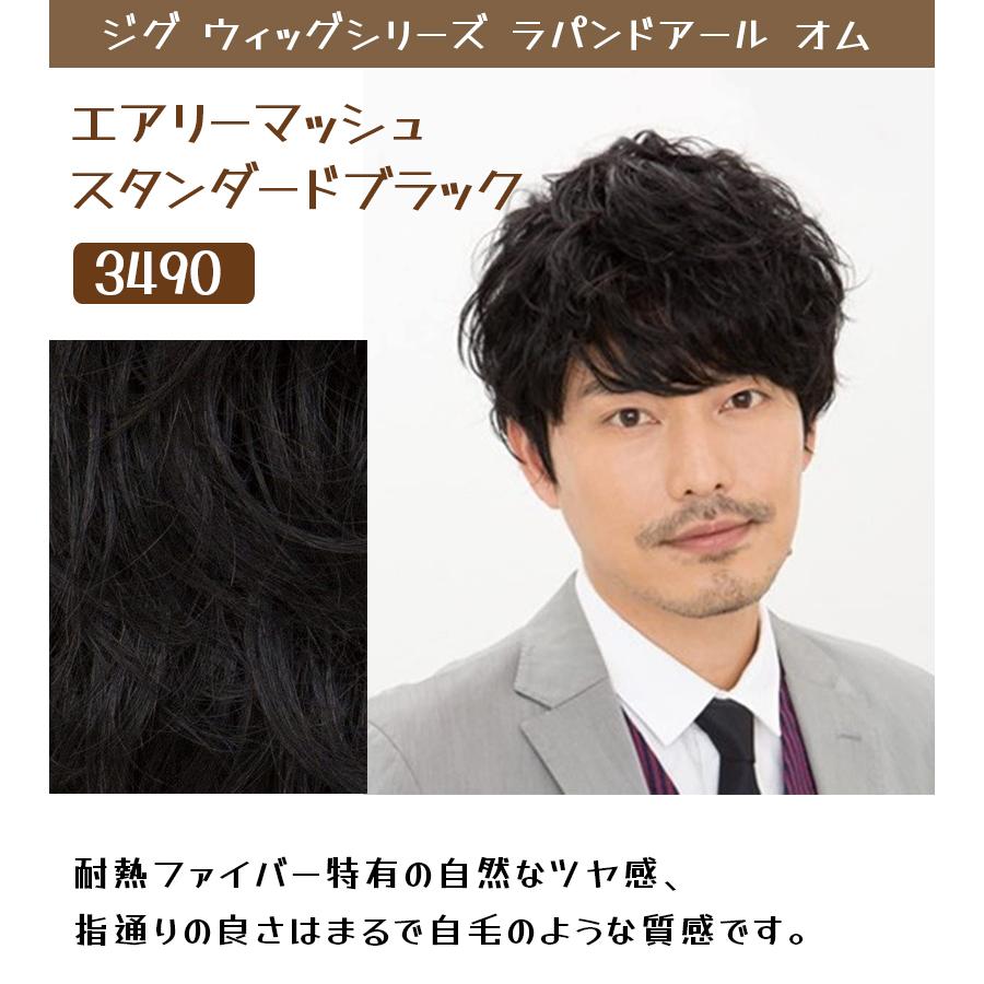 メンズウィッグ ラパンドアール オム デザイン エアリー マッシュ