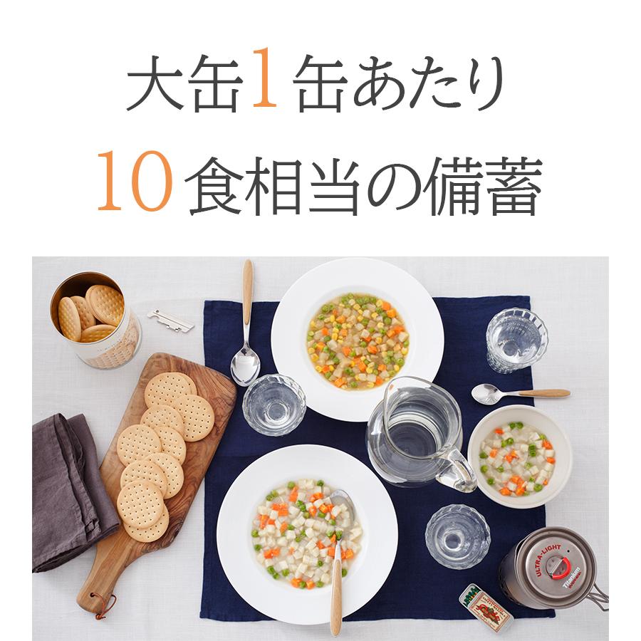 防災用品 サバイバルフーズ 非常食 大缶 バラエティセット 6個