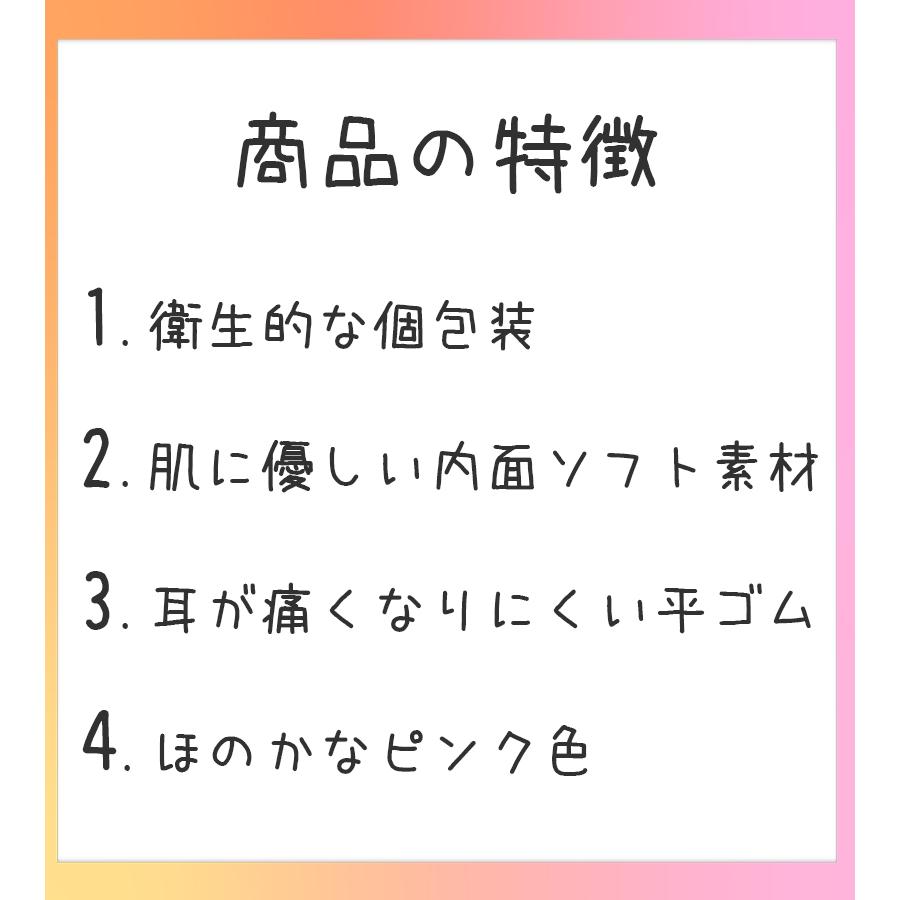 使い捨て 不織布マスク 子供 ビホウ ピンク マスク こども ぴんくの