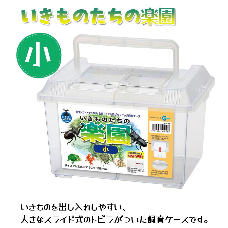 マルカン 飼育ケース プラケース いきものたちの楽園 小 仕切り板付 プラスチック 昆虫 クワガタ カムトムシ 亀 カメ 飼育用品 Pw 15 ライフスタイル 生活雑貨のmofu 通販 Paypayモール