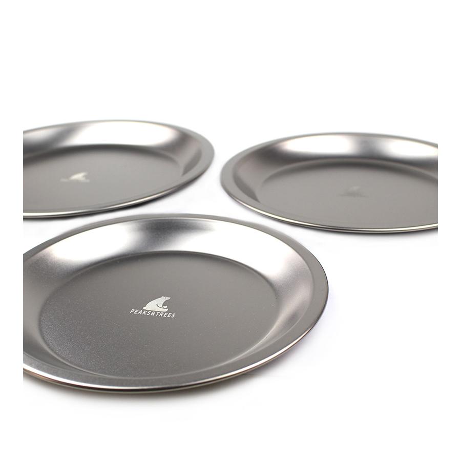 PEAKS&TREES キャンプ お皿 アウトドア 食器 チタン製 プレート PEAKS&TREES キャンプ お皿 アウトドア 食器 チタン製 プレート