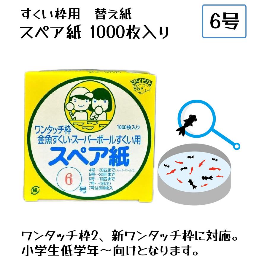 即日発送】 金魚すくい〜 スペア紙 ポイ用 標準 1000入 〜縁日 夏祭り