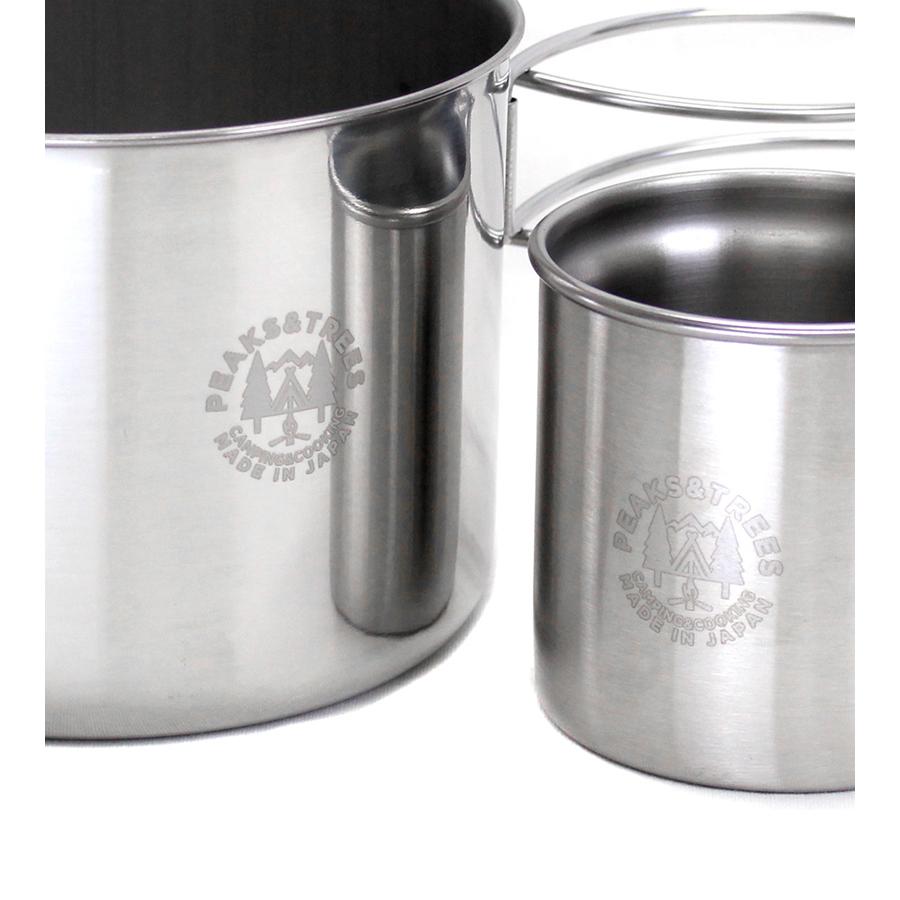 PEAKS＆TREES キャンプ 調理器具 アウトドア クッカー 1Lケトル