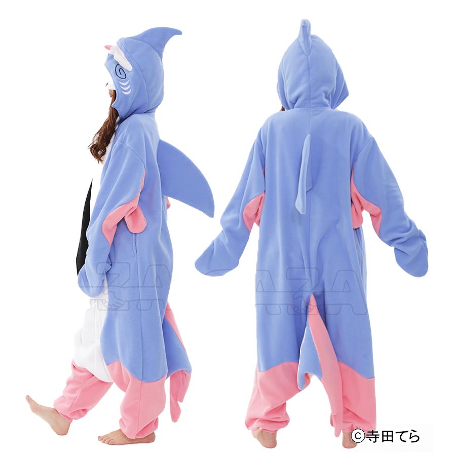 寺田てら グッズ 限定コラボ サザック 着ぐるみ サメゾンビちゃん 全2