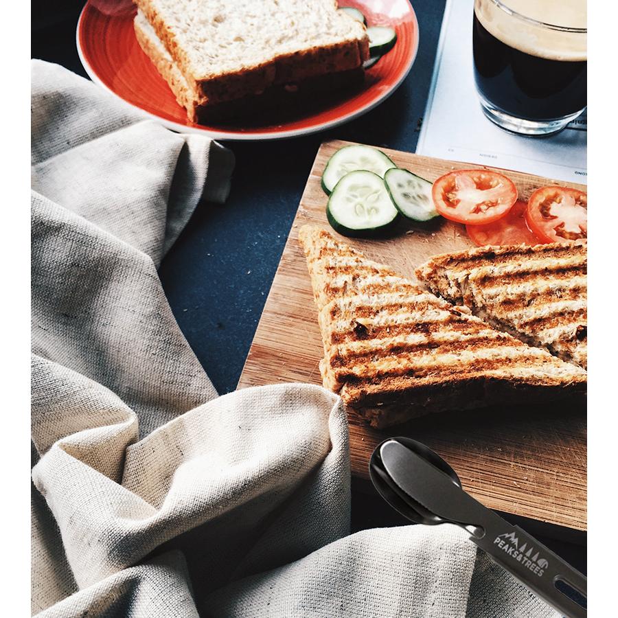 PEAKS＆TREES アウトドア 燕三条 食洗機対応 カトラリー2個セット