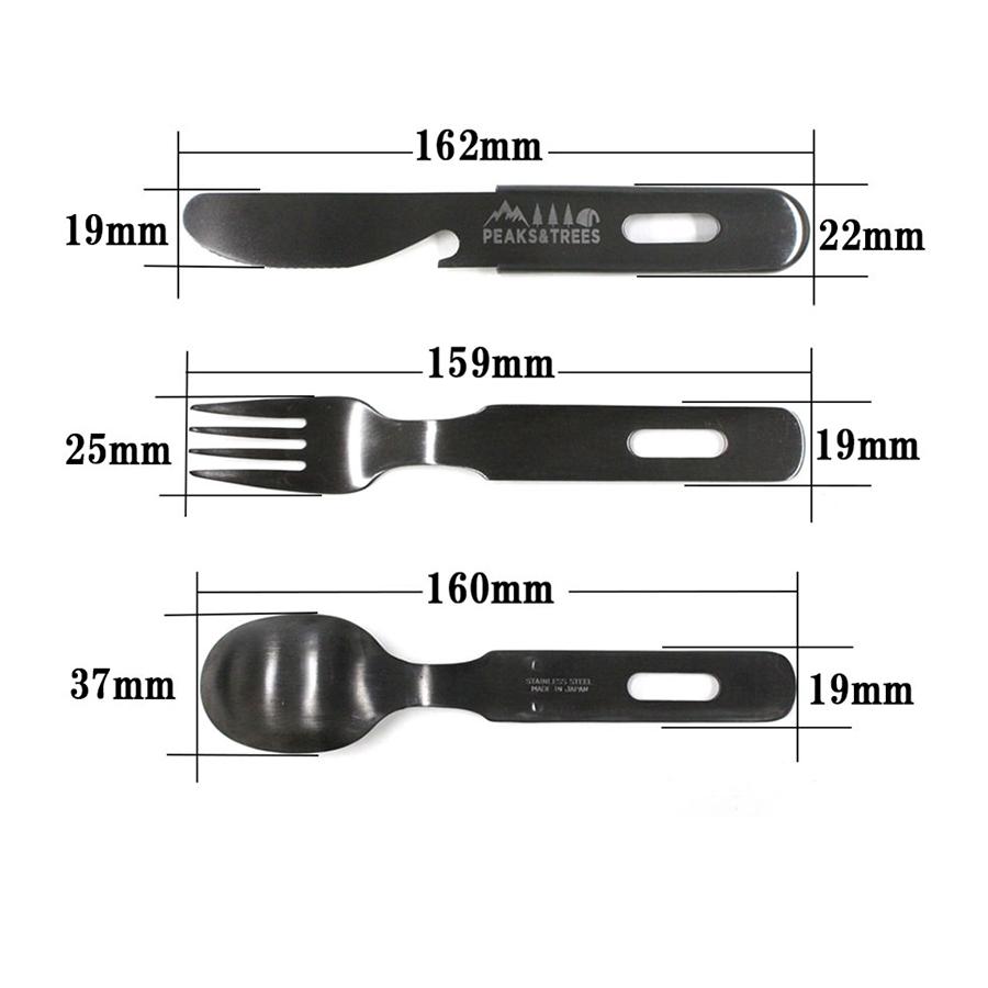 PEAKS＆TREES アウトドア 燕三条 食洗機対応 カトラリー2個