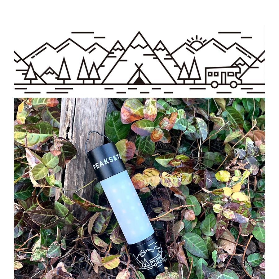 PEAKS＆TREES モバイルバッテリー機能付き LEDライト 充電式 LED