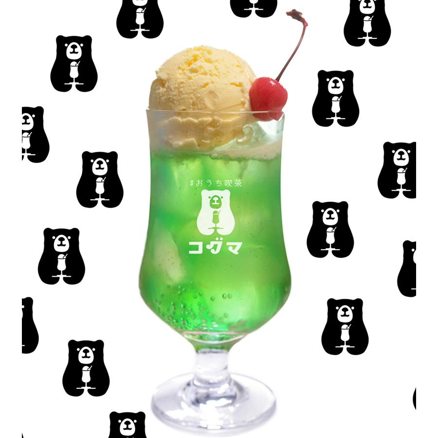 PEAKS&TREES クリームソーダ グラス 足つき おしゃれ 385ml 2個 PEAKS&TREES クリームソーダ グラス 足つき おしゃれ 385ml 2個