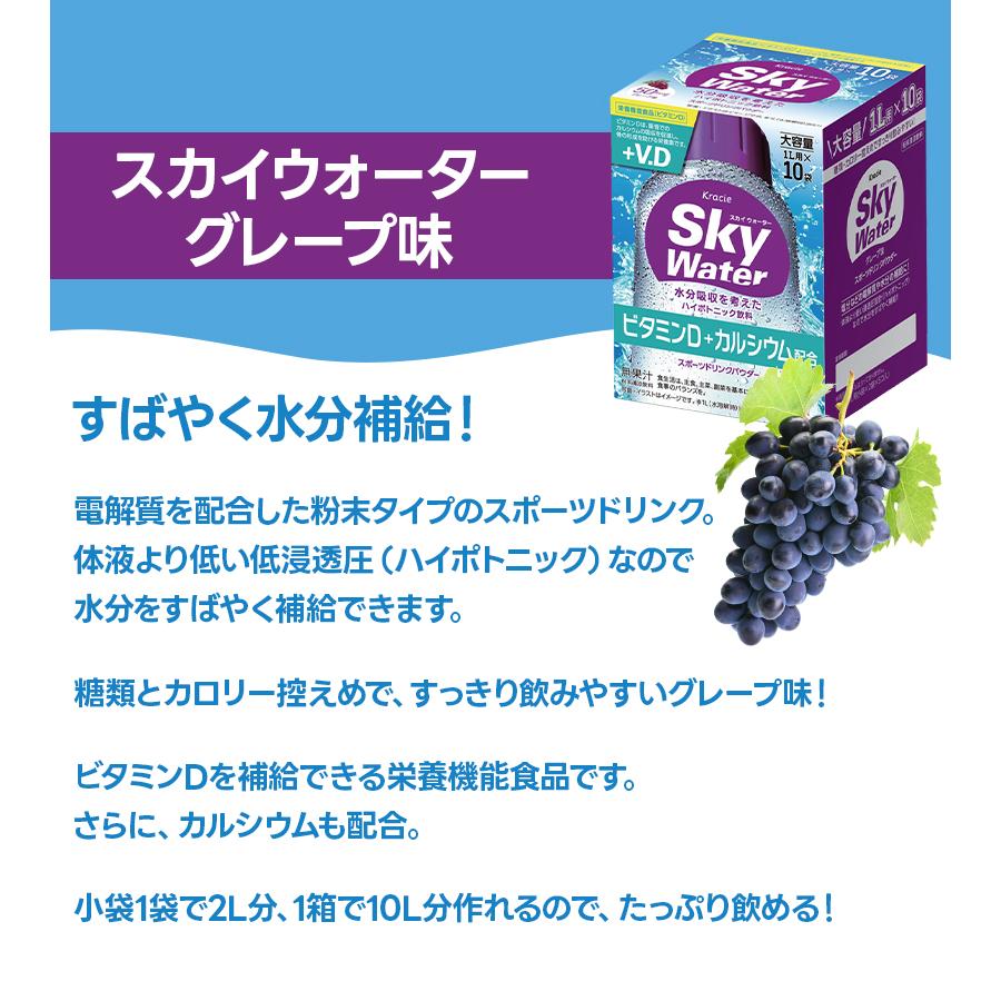 クラシエ スカイウォーター 選べる セット グレープ グレープフルーツ