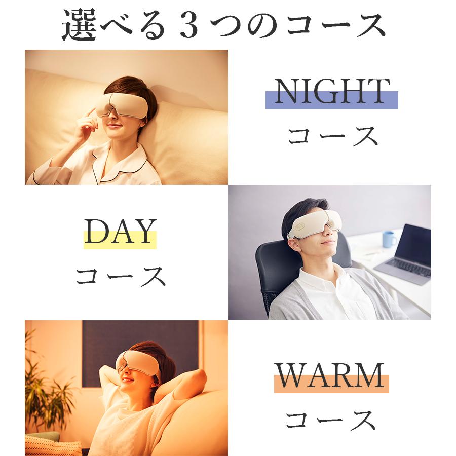 アイマッサージャー NEWPEACE Motion Eye アイボリー 目元ケア