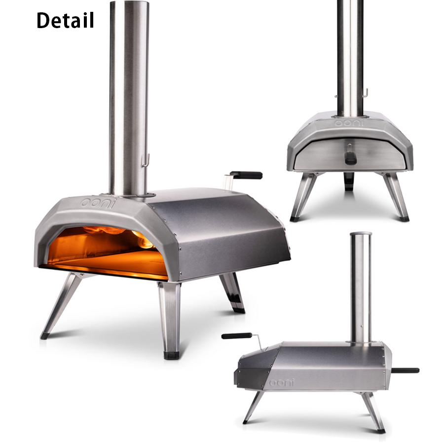ピザ窯 Ooni ウニ Karu UU-P0A100 ピザ釜 組み立て式 持ち運び 炭火 薪