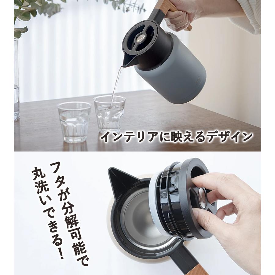 ポット 魔法瓶 保温 保冷 おしゃれ RIVERS リバーズ サーモジャグ