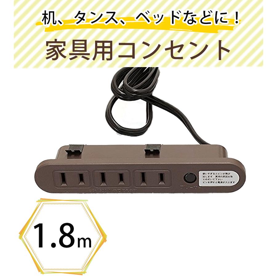 National 電源タップ 1500W 3口 National ナショナル 延長コード 3個口 合計1500Wまで｜Yahoo!フリマ