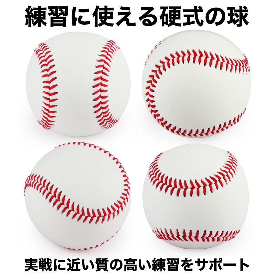 野球ボール 1ダース (12個入り) 個包装 練習用 高校 中学 草野球 部 