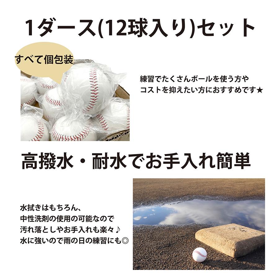 野球ボール 1ダース (12個入り) 個包装 硬い/柔らかい 練習用 野球ボール 1ダース (12個入り) 個包装 硬い/柔らかい 練習用