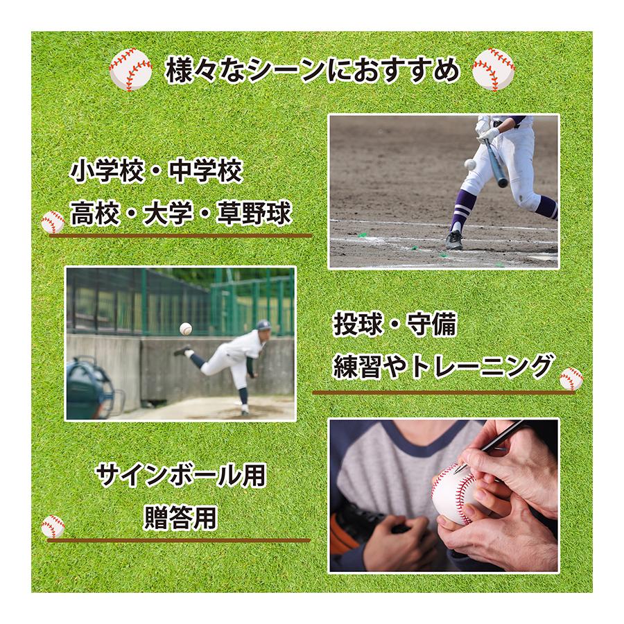 野球ボール 1ダース (12個入り) 個包装 硬い/柔らかい 練習用 野球ボール 1ダース (12個入り) 個包装 硬い/柔らかい 練習用