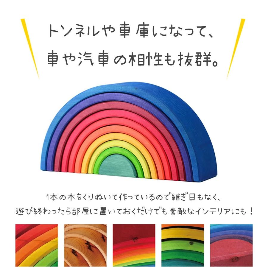 グリムス アーチレインボー サンセットアーチ 中 積み木 アーチ