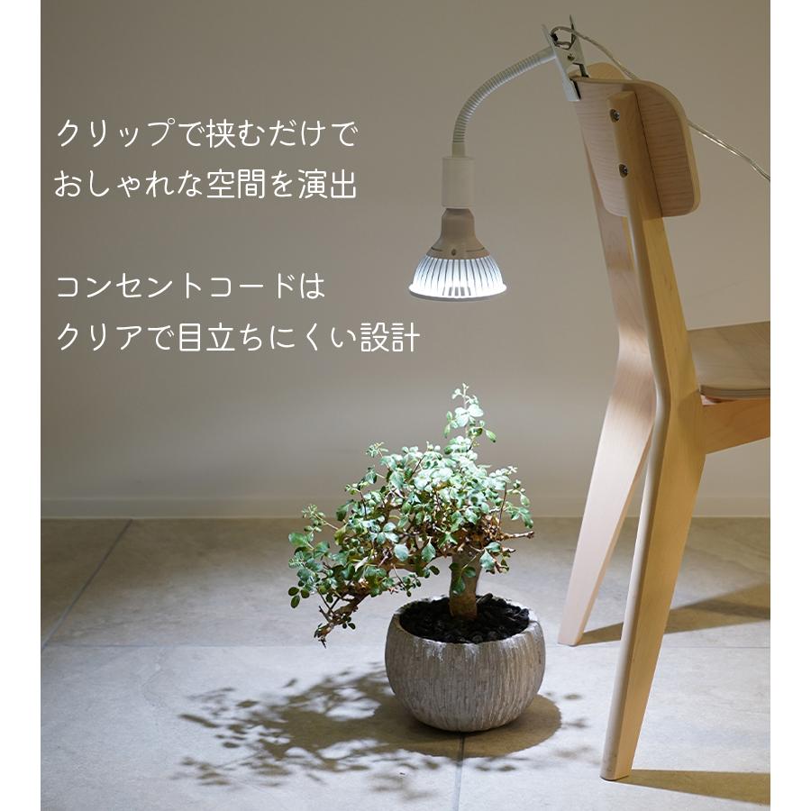 クリップライト LED PLANT CLIP プラントクリップ A E26 ブラック