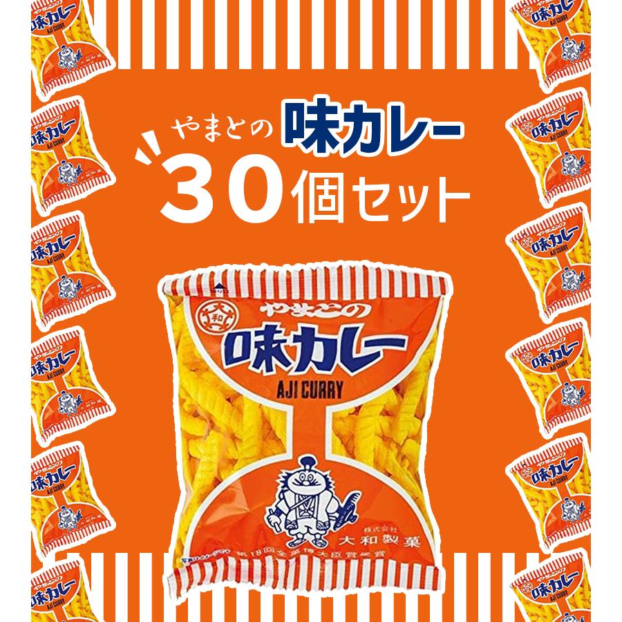 駄菓子 カレー味 スナック お菓子 やまとの 味カレー 8g 30個セット