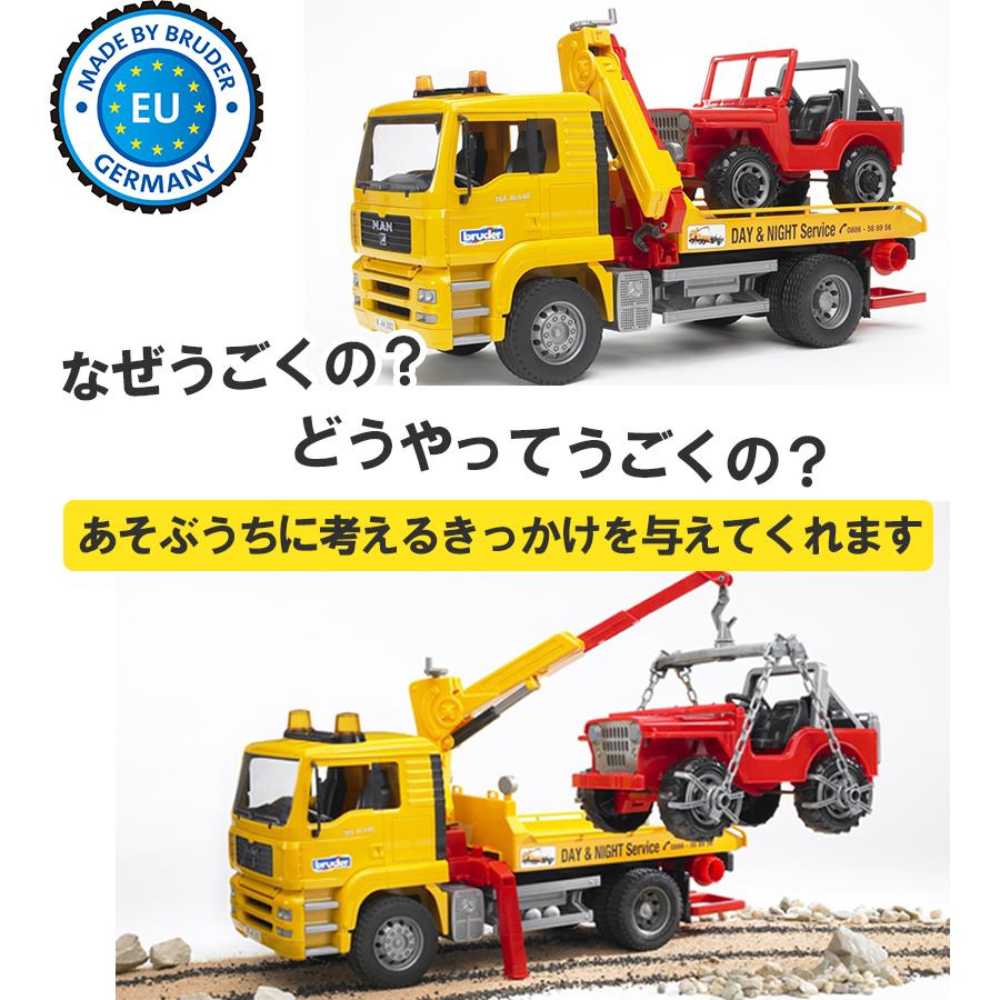 ブルーダー レッカークレーン&クロスカントリー MAN レッカー車