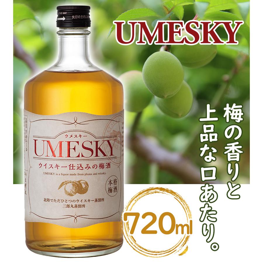 リキュール 梅酒 若鶴酒造 ウメスキー 720ml 24度 青梅 ウメ 梅