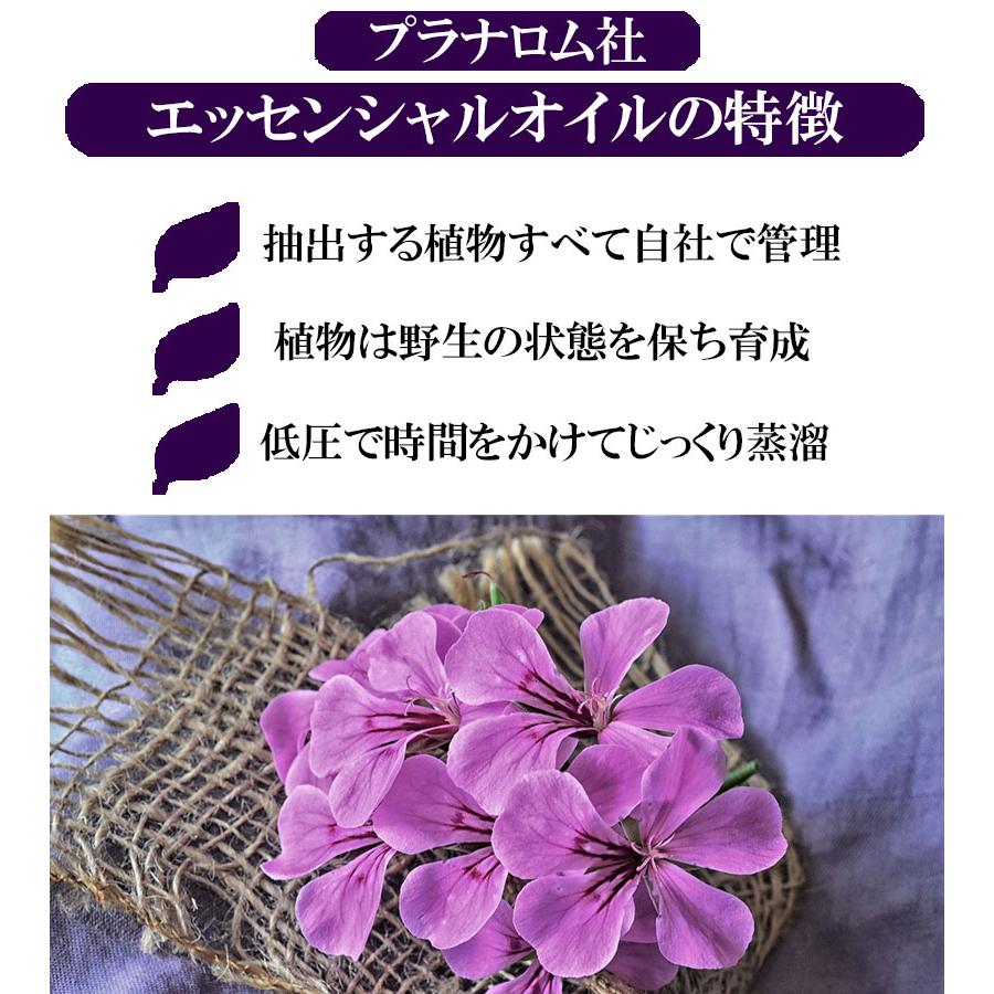 プラナロム ゼラニウム エジプト 10ml 精油 エッセンシャルオイル 正規