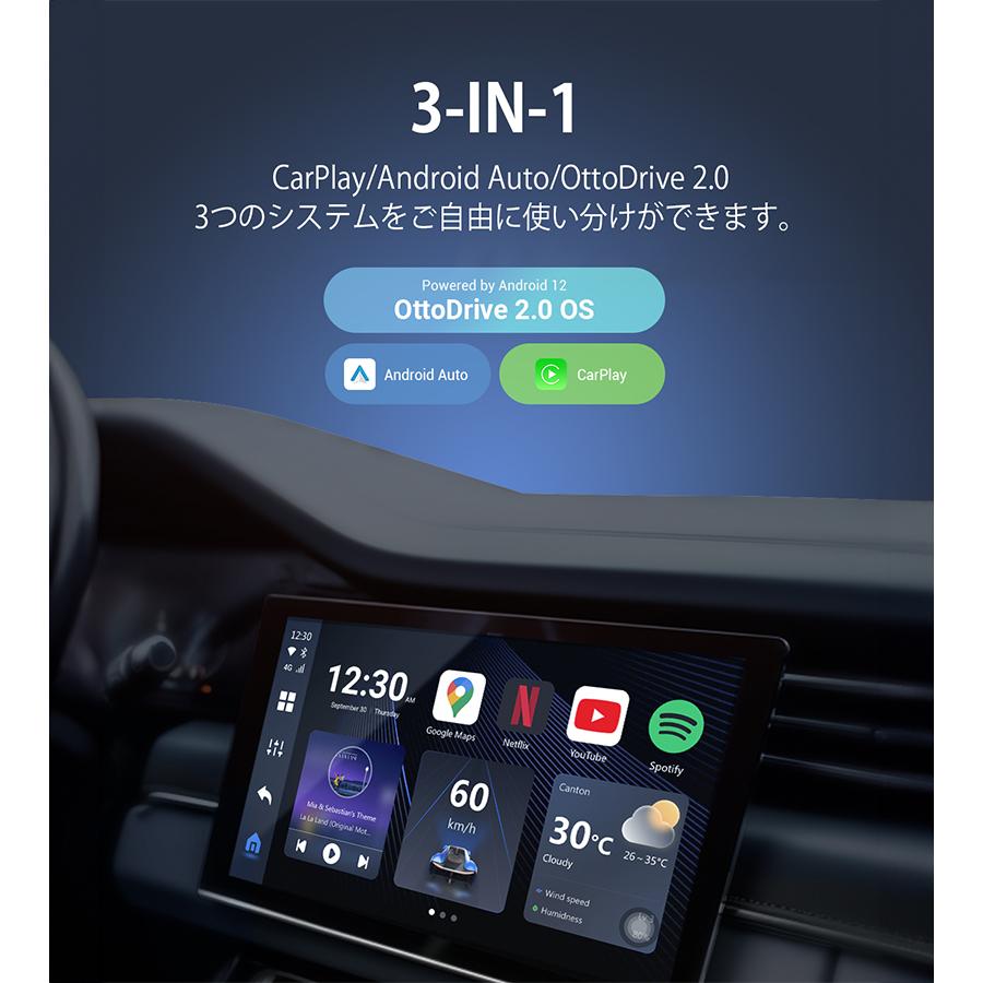 OTTO AI BOX P3 専用リモコン付き HDMIケーブル Ottocast オット OTTO AI BOX P3 専用リモコン付き HDMIケーブル Ottocast オット