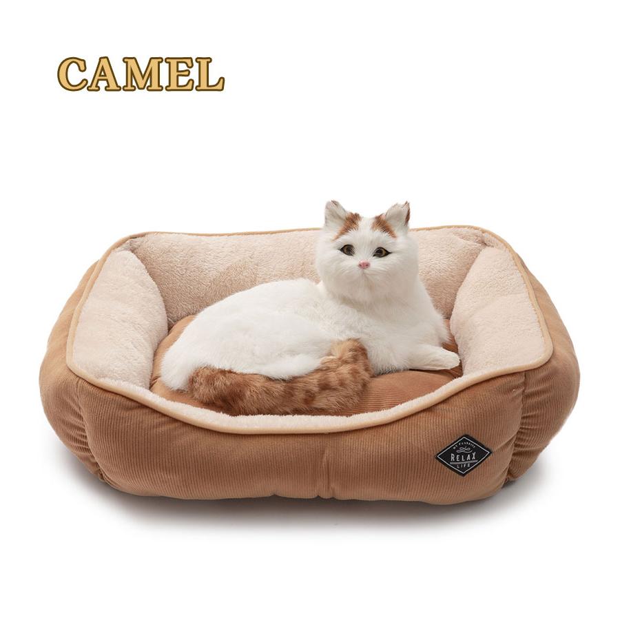 ラルフローレン　ペットベッド　新品・未使用 猫 犬 ペット用品 ペットソファー ペットベッド 犬 猫 洗える 通年 ソファー スクエア 手洗い 丈夫
