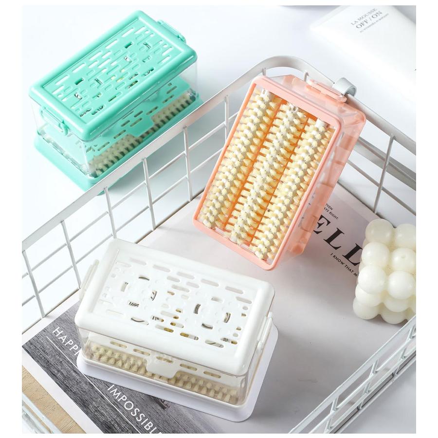 ウタマロ石鹸 専用ケース ブラシ付き 固形せっけん 2個付属 セット 全3