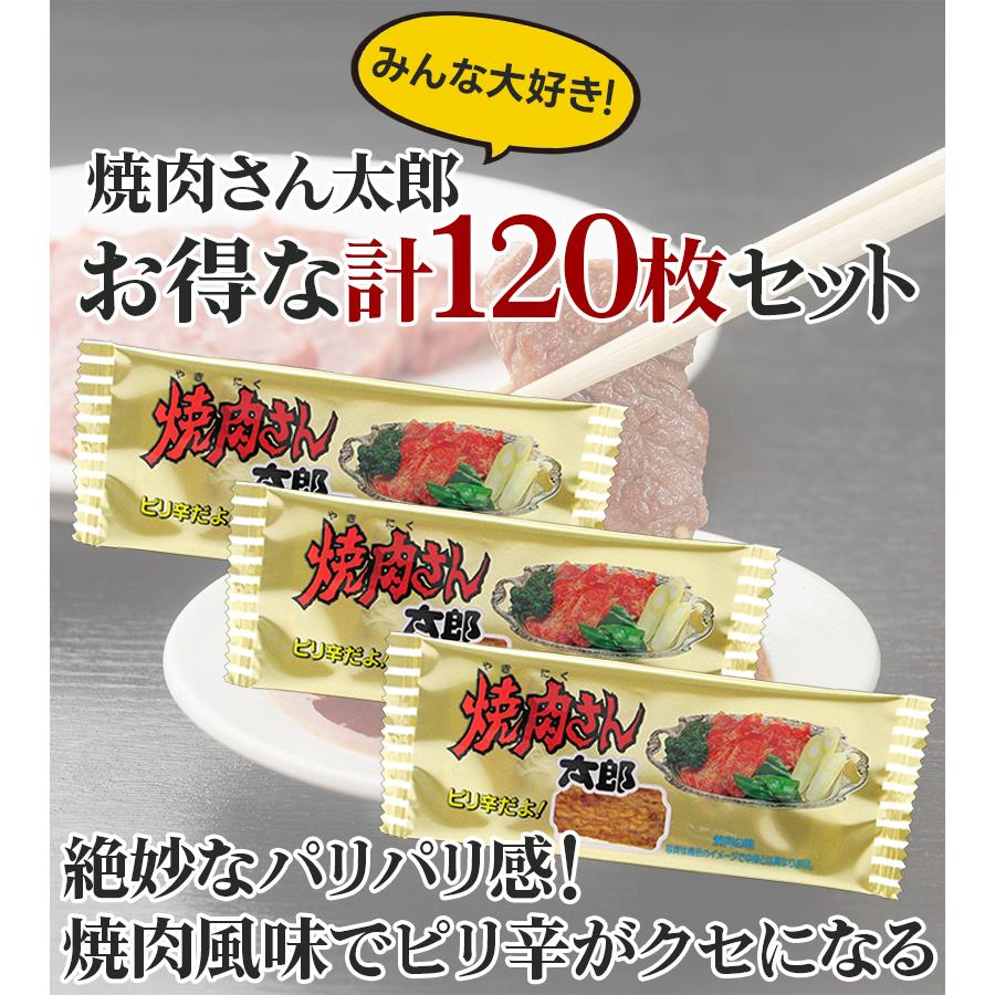 菓道 焼肉さん太郎 30枚入り×4袋 120枚 個包装 駄菓子 おつまみ 02075
