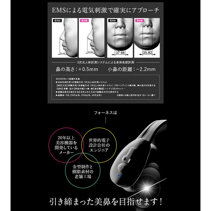 フォーネス LUXCEAR Fornez ルクセア 鼻専用美顔器 鼻専用EMS美顔器