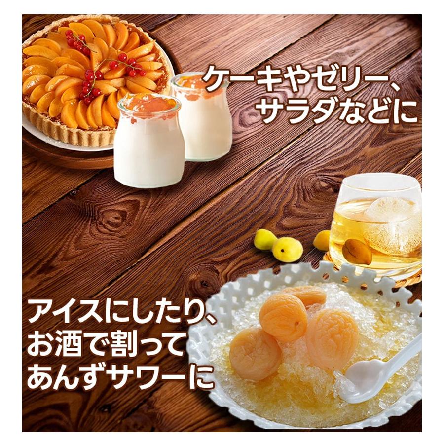 ミナツネ 丸あんず シロップ漬け 500g×10個セット 種ぬき 梅風味
