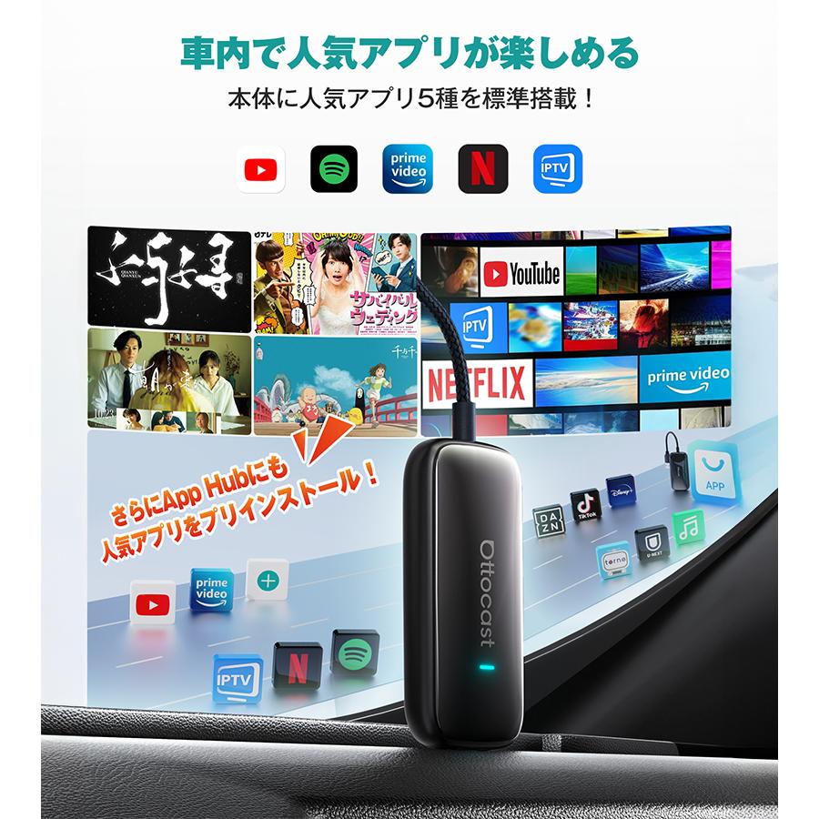 オットキャストOTTO Play2Video Ultra CA515T USB 動画再生 簡単接続